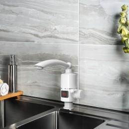 Electric water heater bathroom faucet camping 3000w LCD white