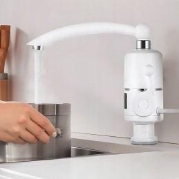 Electric water heater bathroom faucet camping 3000w LCD white