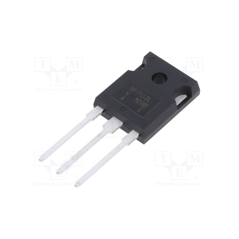 1 pcs x VISHAY - VS-50TPS12L-M3 - Thyristor, 1.2kV, Ifmax: 79A, 50A, Igt: 45/100mA, TO247AD, THT,