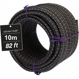 Magma elastic rope for tarpaulins, sailing, camping, 10 m, diameter 8