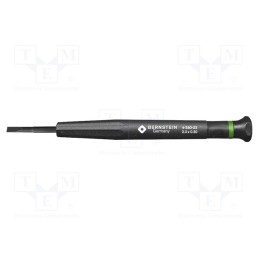 1 pcs x BERNSTEIN - 4-380-23 - Screwdriver, slot, precision, 2,3x0,4mm, Blade length: 17mm
