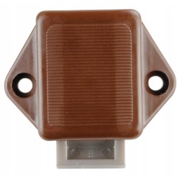 Mini brown push lock drawer lock without rosette fawo