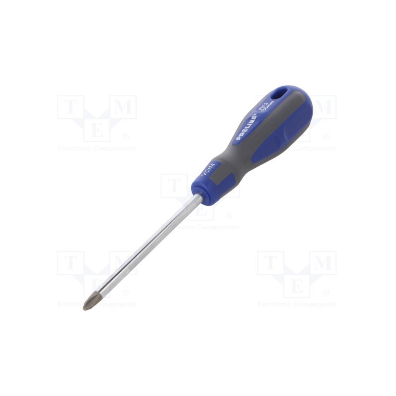 1 pcs x PROLINE - 10163 - Screwdriver, Phillips, PH2, SOFT-TOUCH, 100mm
