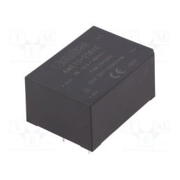 1 pcs x AIMTEC - AME10-5SBJZ - Converter: AC/DC, 10W, 90÷528VAC, Usup: 100÷745VDC, Uout: 5VDC, 76%