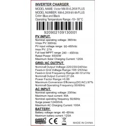 6 2kw solar inverter 6200w hybrid offgrid