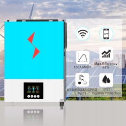 6 2kw solar inverter 6200w hybrid offgrid