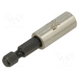 1 pcs x KING TONY - 750-50A - Holders for screwdriver bits, Socket: 1/4', Overall len: 50mm