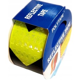 Yellow self-adhesive contour reflective tape, 5 m