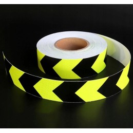 Yellow self-adhesive contour reflective tape, 5 m