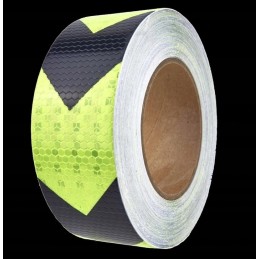 Yellow self-adhesive contour reflective tape, 5 m