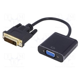 1 pcs x AKYGA - AK-AD-50 - Converter, D-Sub 15pin HD socket,DVI-D (24+1) plug, 0.15m