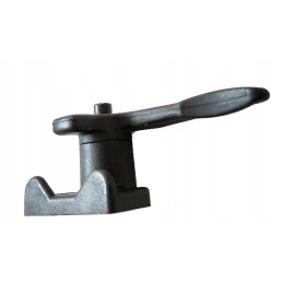 Window handles, 2 pieces, glass bolt closure