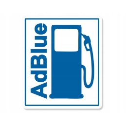Adblue catalytic fluid marking sticker