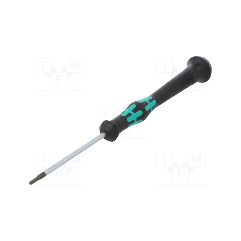 1 pcs x WERA - 5118068001 - Screwdriver, hex key, precision, HEX 2mm, Blade length: 60mm