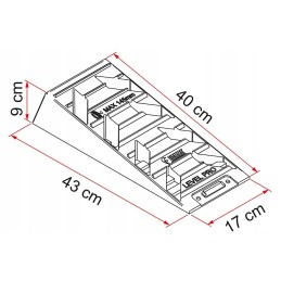 Fiamma Level Pro Campin screed leveling wedges