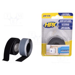 1 set x HPX - ZF2001 - Tape: hook and loop, W: 20mm, L: 1m, Thk: 2.1mm, synthetic rubber