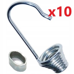 Spring hook, expander spring 6, sleeve 10