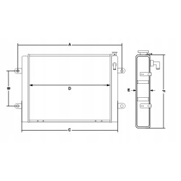 Forklift water cooler toyota 5fg fd10 18