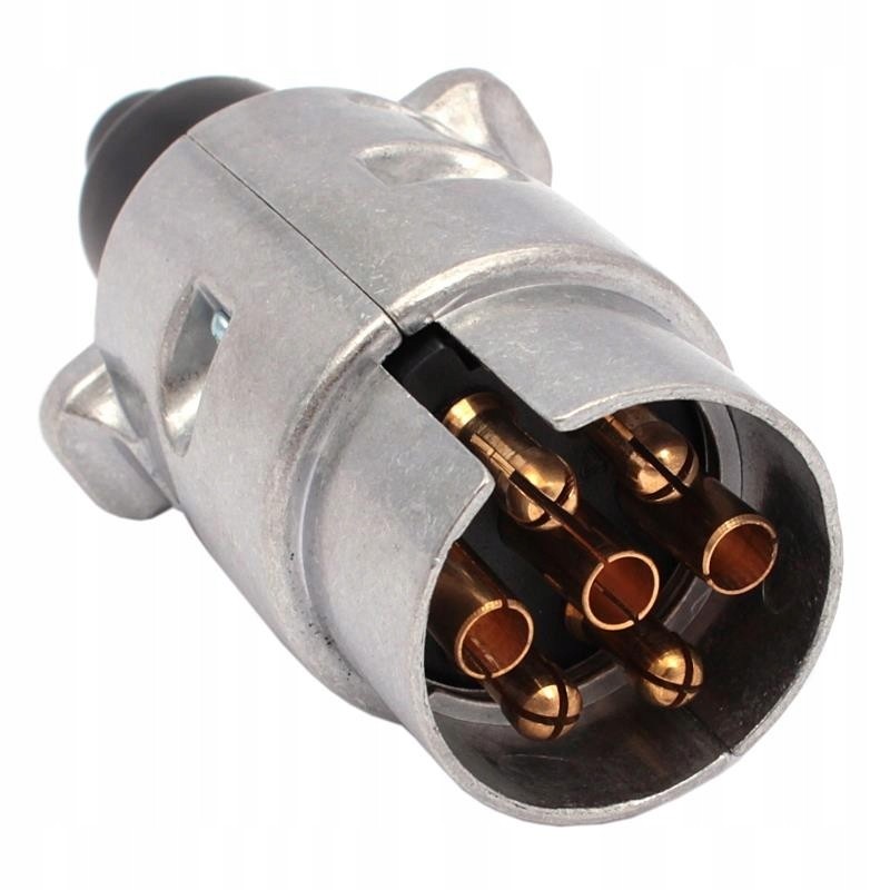 7pin aluminum 12v trailer socket plug