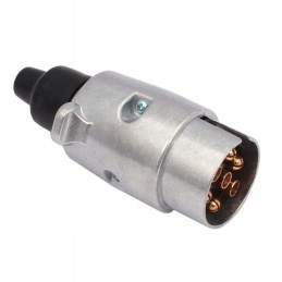 7pin aluminum 12v trailer socket plug