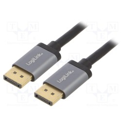1 pcs x LOGILINK - CDA0100 - Cable, DisplayPort 1.2,HDCP 1.3, DisplayPort plug,both sides