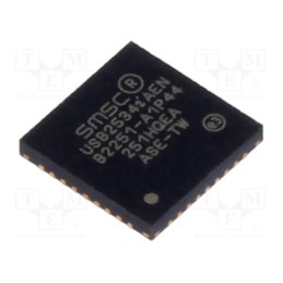 1 pcs x MICROCHIP TECHNOLOGY - USB2534I-1080AEN - IC: HUB controller, I2C,SMBus,USB 2.0, Hi-Speed, SQFN36