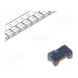 10 pcs x MURATA - DLW21HN181SQ2L - Filter: anti-interference, SMD, 0805, 250mA, 50VDC, ±25%, Z: 180Ω