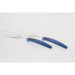 Navy blue Gimex salad cutlery