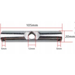 20x105 drawbar pin with hole pallet truck AC25 nt