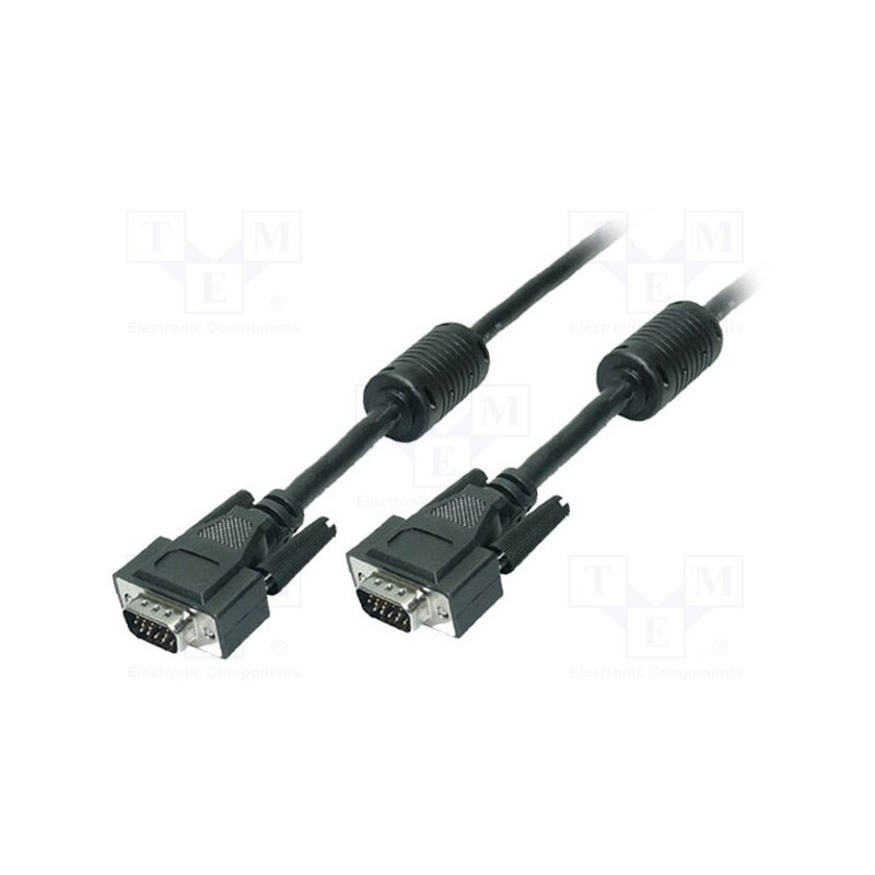 1 pcs x LOGILINK - CV0001 - Cable, D-Sub 15pin HD plug,both sides, black, 1.8m