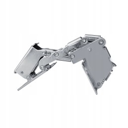 Furniture hinge for suspended upper cabinets