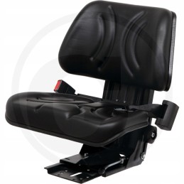 Granite seat with mechanical suspension