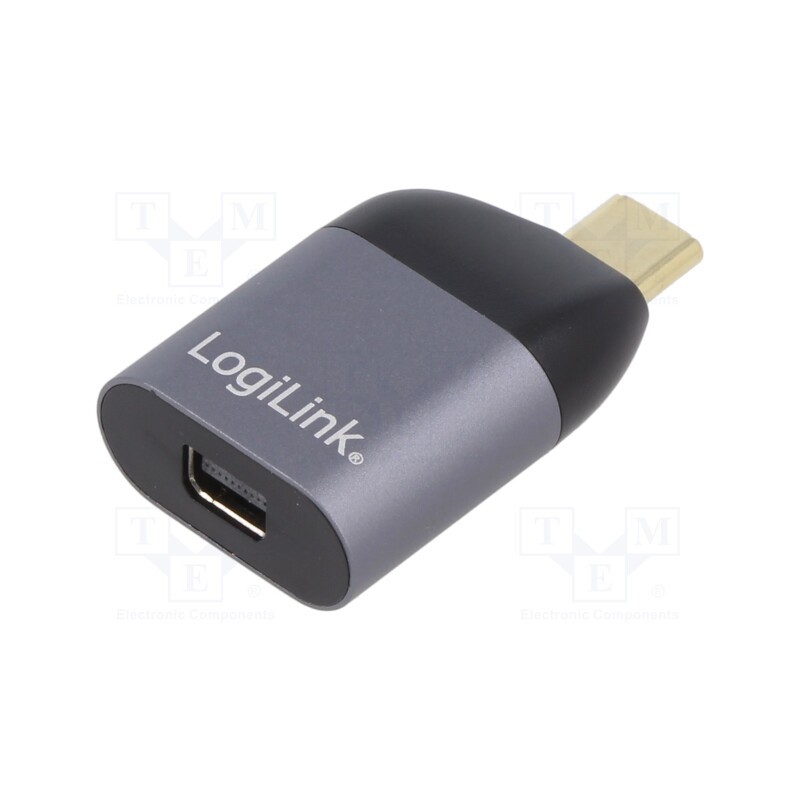 1 pcs x LOGILINK - CUA0205 - Adapter, USB 3.2, mini DisplayPort socket,USB C plug