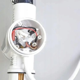 Electric instantaneous water heater, 60 degrees, LCD display