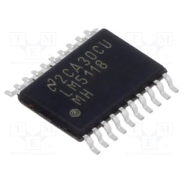 1 pcs x TEXAS INSTRUMENTS - LM5118MHX/NOPB - IC: PMIC, DC/DC converter, Uin: 3÷75VDC, Uout: 3÷75VDC, HTSSOP20