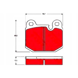Trw GDB654 brake pads