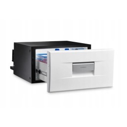 Camping compressor refrigerator for a Dometic camper