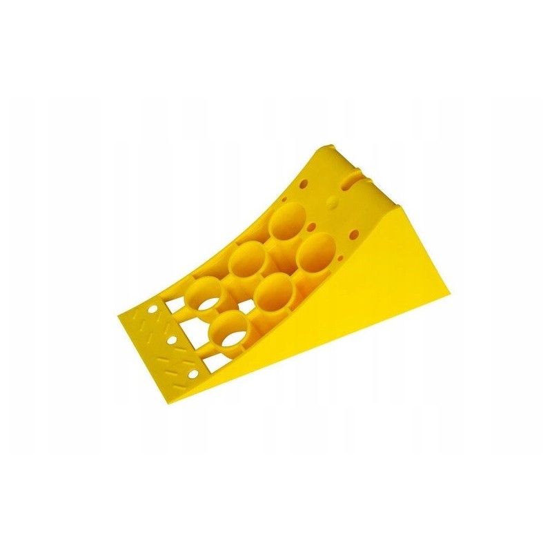 Wheel chock to secure parking