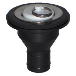 Water drain with a plug for a 28 mm diameter pipe