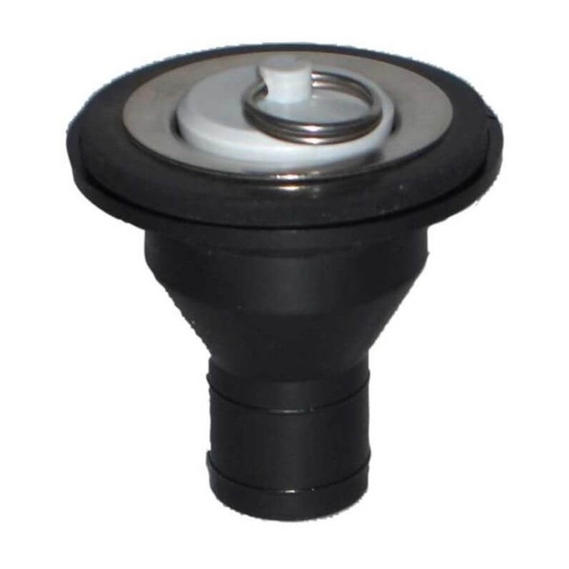 Water drain with a plug for a 28 mm diameter pipe