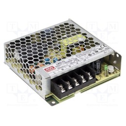 1 pcs x MEAN WELL - LRS-75-5 - Power supply: switched-mode, for building in,modular, 70W, 5VDC