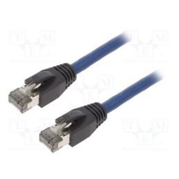 1 pcs x LOGILINK - CQ8096S - Patch cord, S/FTP, Cat 8.1, stranded, Cu, LSZH, blue, 10m, 26AWG