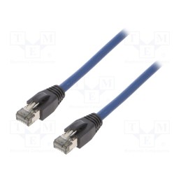 1 pcs x LOGILINK - CQ8076S - Patch cord, S/FTP, Cat 8.1, stranded, Cu, LSZH, blue, 5m, 26AWG