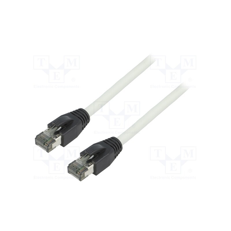 1 pcs x LOGILINK - CQ8052S - Patch cord, S/FTP, Cat 8.1, stranded, Cu, LSZH, grey, 2m, 26AWG