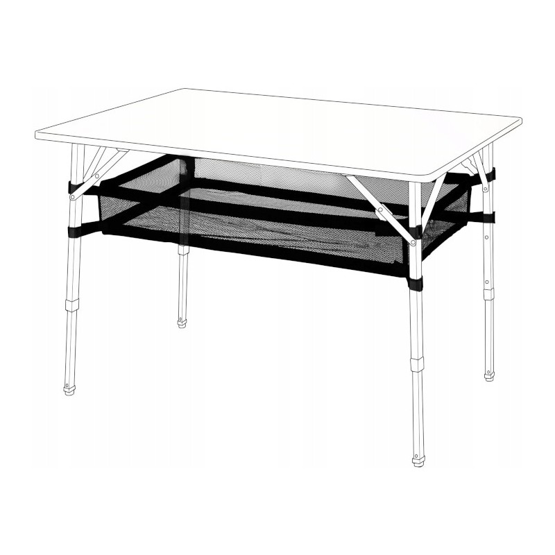 Hanging net under the Brunner storack table 100 x 72 cm
