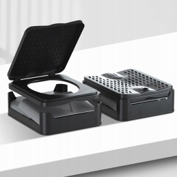 Outdoor portable foldable car toilet 20l load capacity 200 kg