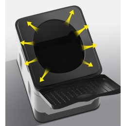 Outdoor portable foldable car toilet 20l load capacity 200 kg