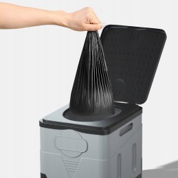 Outdoor portable foldable car toilet 20l load capacity 200 kg