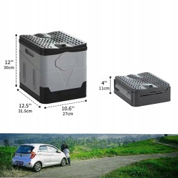 Outdoor portable foldable car toilet 20l load capacity 200 kg