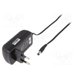 1 pcs x CELLEVIA POWER - CLW-1309-W2E-EB - Power supply: switched-mode, plug, 9VDC, 1.5A, 13W, Plug: EU, 84%